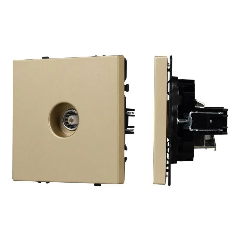 Механизм телевизионной розетки SCT-NOBE-MTV1-SFPL-GD зол. песок Arlight 054294