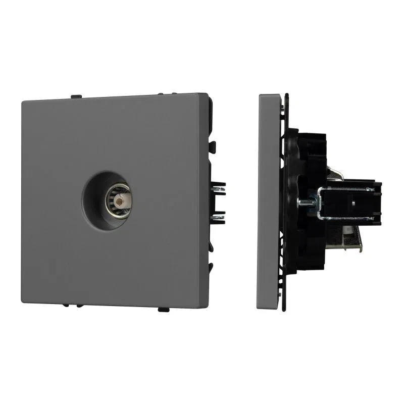 Механизм телевизионной розетки SCT-NOBE-MTV1-SFPL-GR сер. базальт Arlight 054295