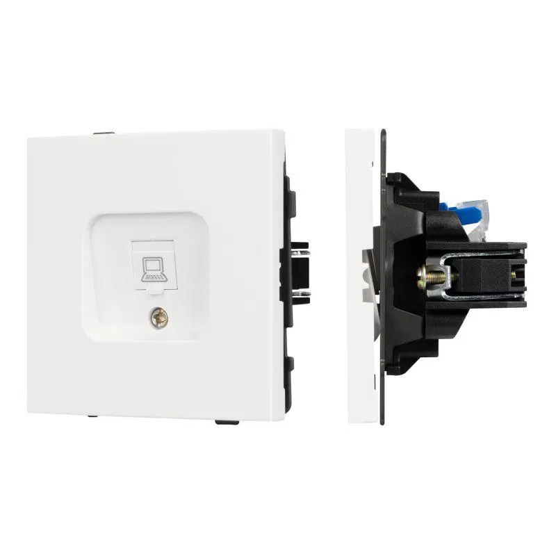 Розетка компьютерная SCT-TENDO-MPC1-SFPL-WH RJ45 кат.6 механизм Arlight 054594