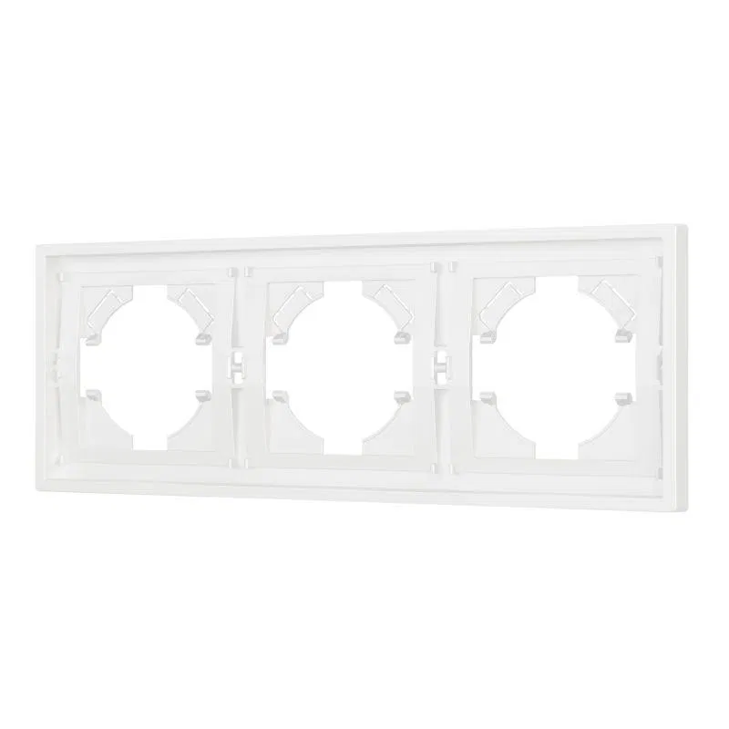 Рамка 3-м FRM-TENDO-SFPL-3-WH пластик. бел. Arlight 054653