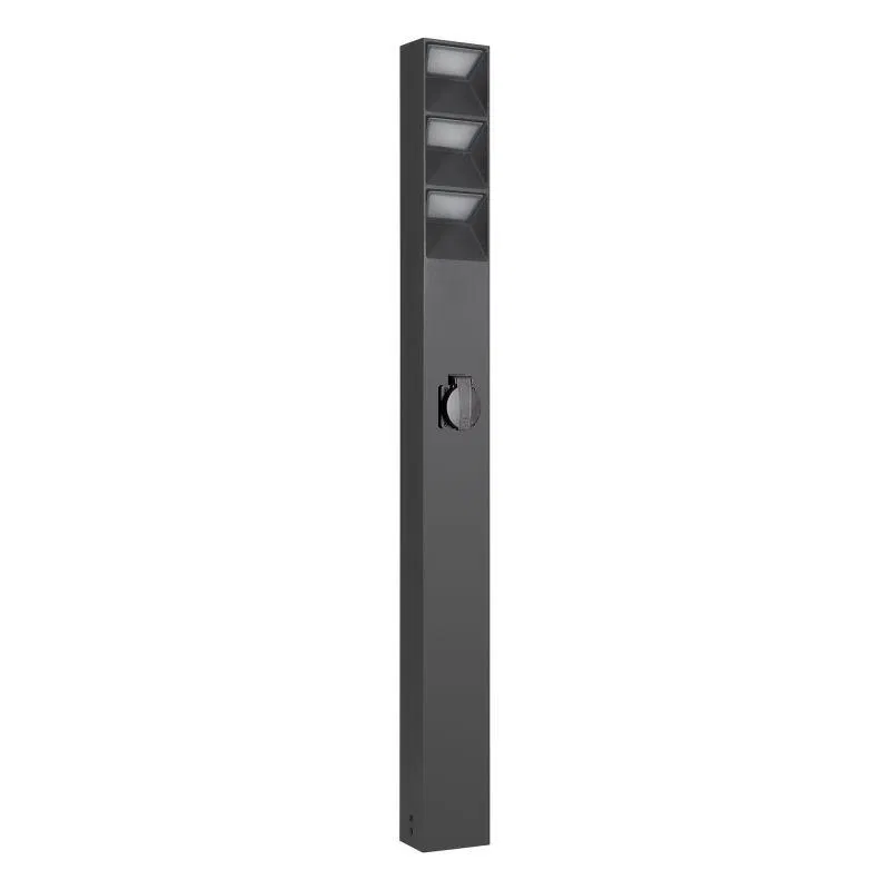 Светильник LGD-TILLIS-BOLL-SOCKET-H900-12W Warm3000 GR 92 deg 230В 12Вт 3000К IP54 метал. Arlight 055038
