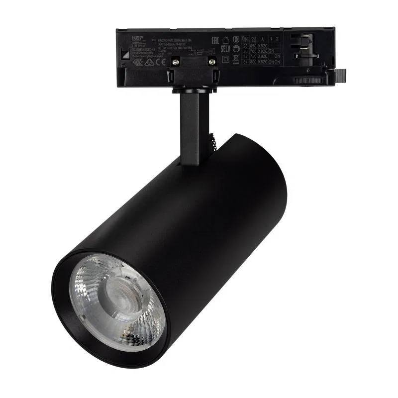 Светильник светодиодный LGD-GERA-4TR-R90-30W Warm3000 BK 24deg 230В IP20 30Вт 3000К метал. Arlight 055184
