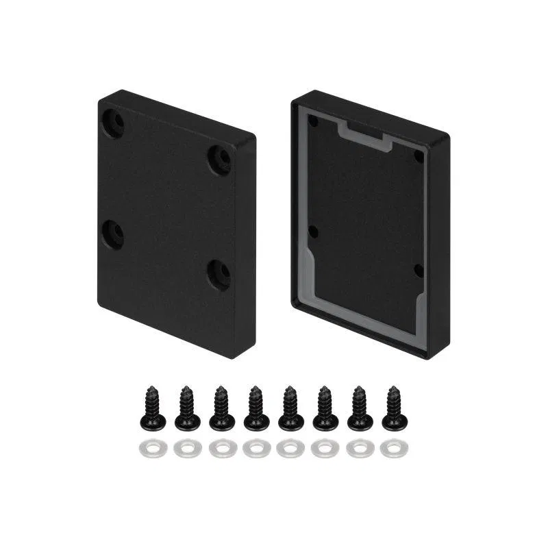 Заглушка IP-LINE-4050 BLACK глухая метал. черн. (комплект) Arlight 055282
