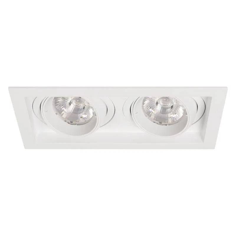 Светильник MS-VORTEX-BUILT-S210x117-2x20W Day4000 WH-WH 20 deg 230В 2х20Вт 4000К IP20 метал. Arlight 057769