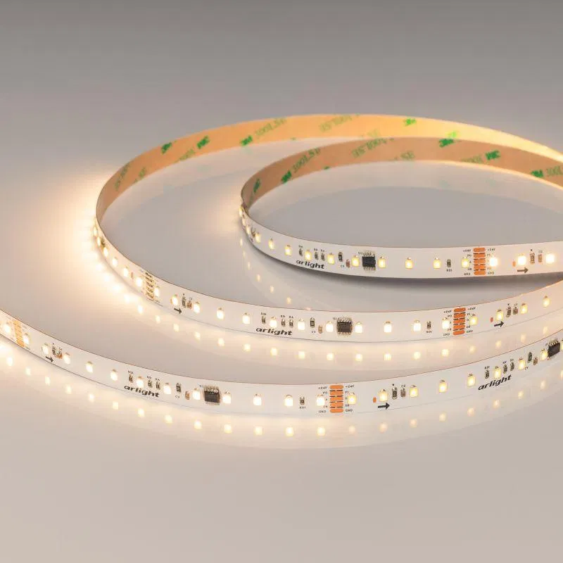 Лента светодиодная DMX-A96-12mm 24В Warm2700-PX12 14Вт/м IP20 CRI>90 (уп.5м) Arlight 058174
