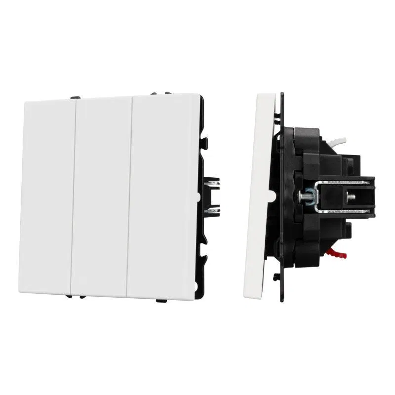 Выключатель 3кл ARL NOBE софт-тач SWT-MK03-SFPL-WH 250В 10А бел. кварц Arlight 061801(1)