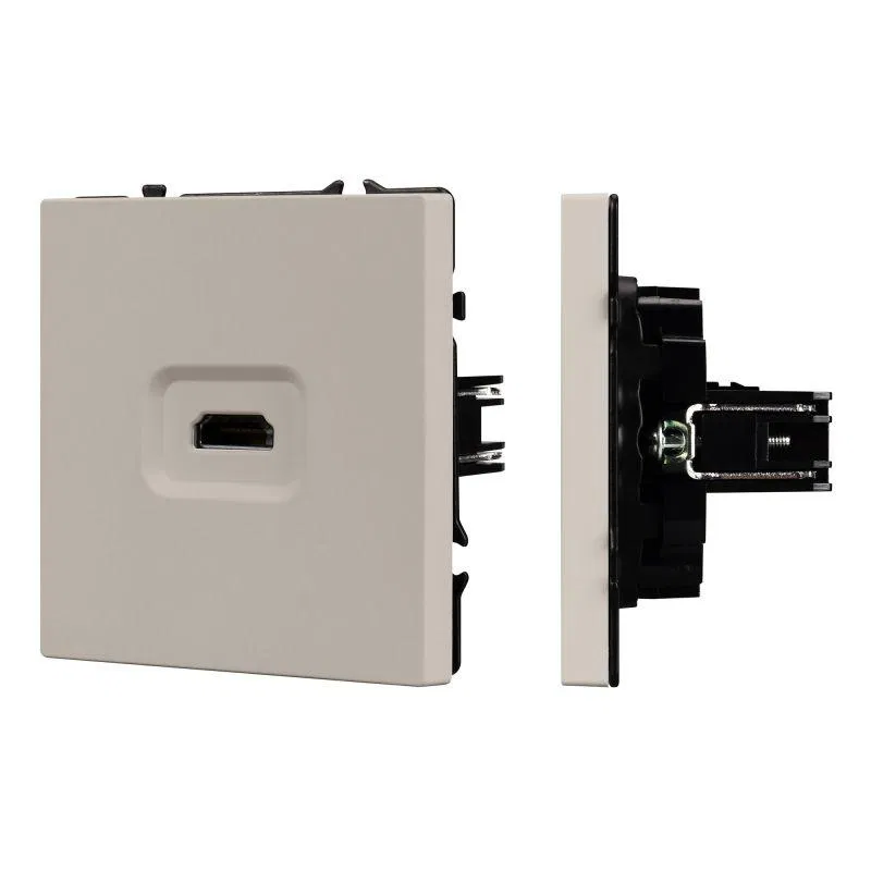 Механизм HDMI розетки SCT-NOBE-MHD1-SFPL-CA кашемир Arlight 061842