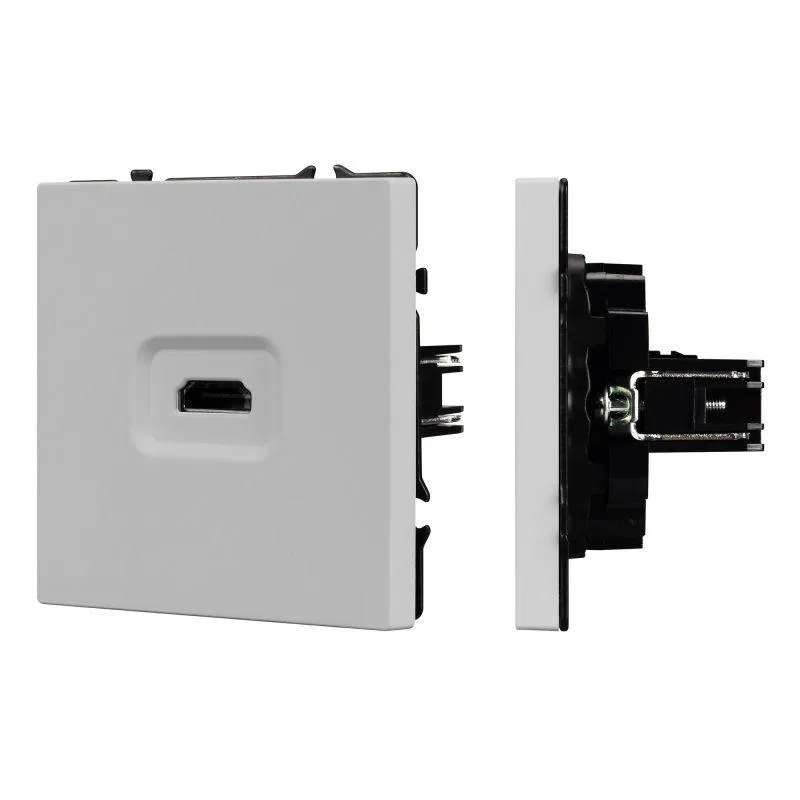 Механизм HDMI розетки SCT-NOBE-MHD1-SFPL-IS никель Arlight 061845