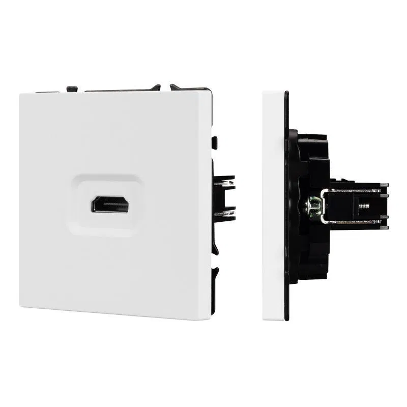 Механизм HDMI розетки SCT-NOBE-MHD1-SFPL-WH бел. кварц Arlight 061846