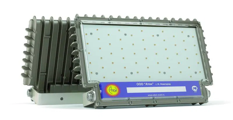 Прожектор светодиодный АТ-ДОК-14/75-220VAC-IP67-EX "Star" 75Вт 5000К IP67 9750лм 45град. АТОН АТДОК1475220VACIP67EX