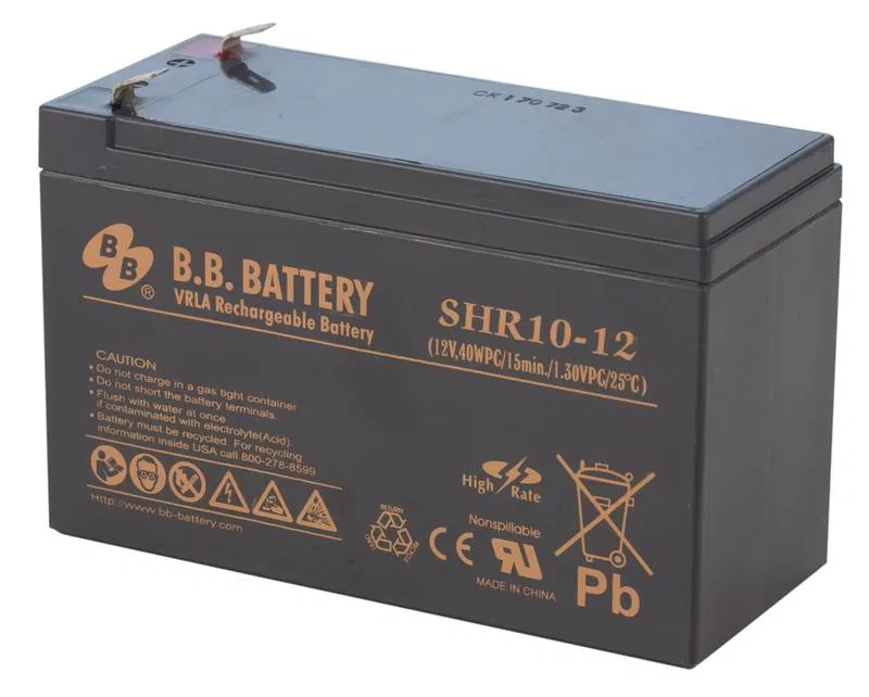 Аккумулятор 12В 7А.ч SHR 10-12 B.B. Battery 1906663А