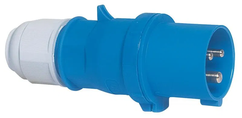 Вилка кабельная 16А 3п 2P+PE 6ч 230В IP44 Quick-Connect Bals 2126