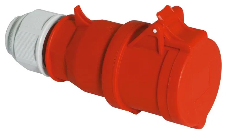 Розетка кабельная 16А 5п 3P+N+PE 6ч 400В IP44 Quick-Connect Bals 3136