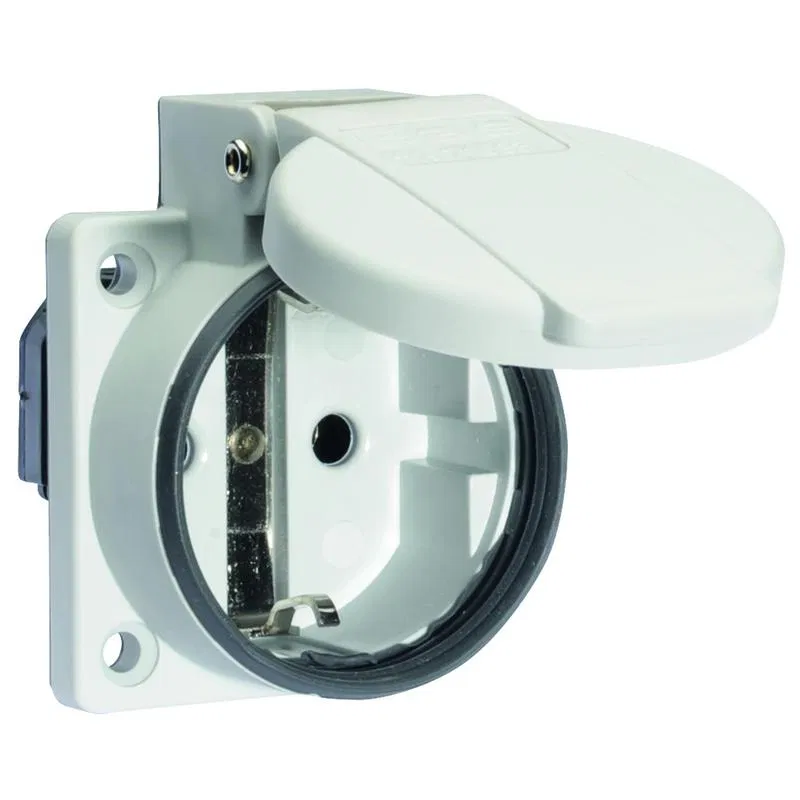 Розетка встраиваемая Schuko 16А 3п 250В IP54 с уплотнит. Quick Connect сер. Bals 71103