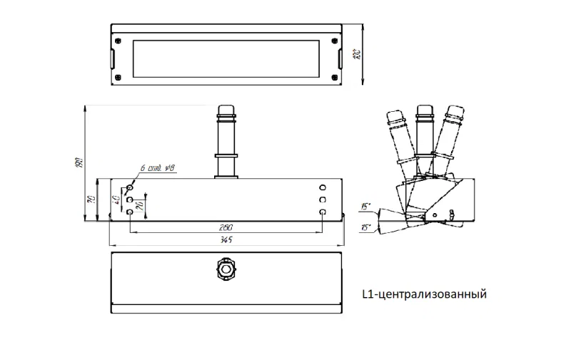 Светильник аварийный BS-DBU-10-L2-24 Белый свет a25999