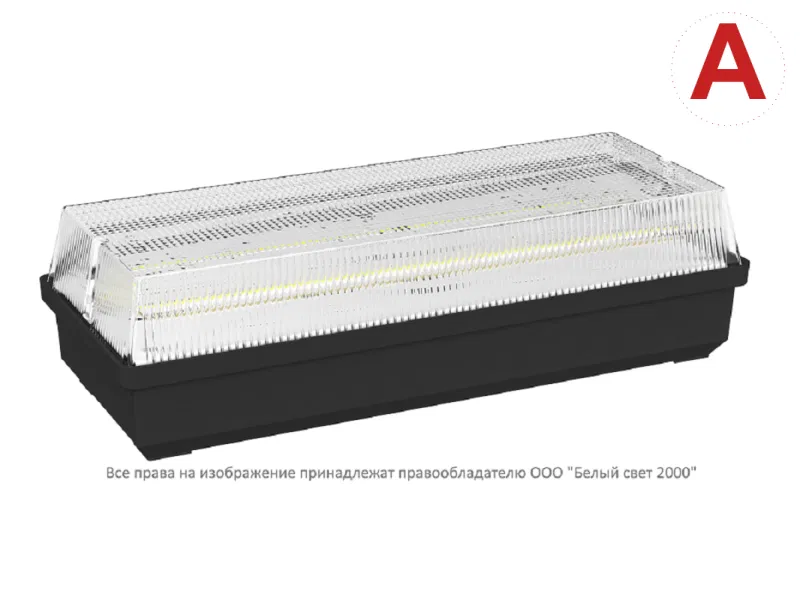 Светильник аварийный BS-UNIVERSAL-51-L1-INEXI2 5000К ICE20 Black Белый свет a32278