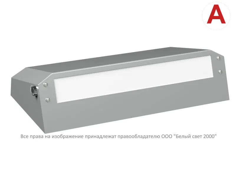 Светильник BS-CUSTOS-51-L1-INEXI2 4000К Gray аварийный сер. Белый свет a32345