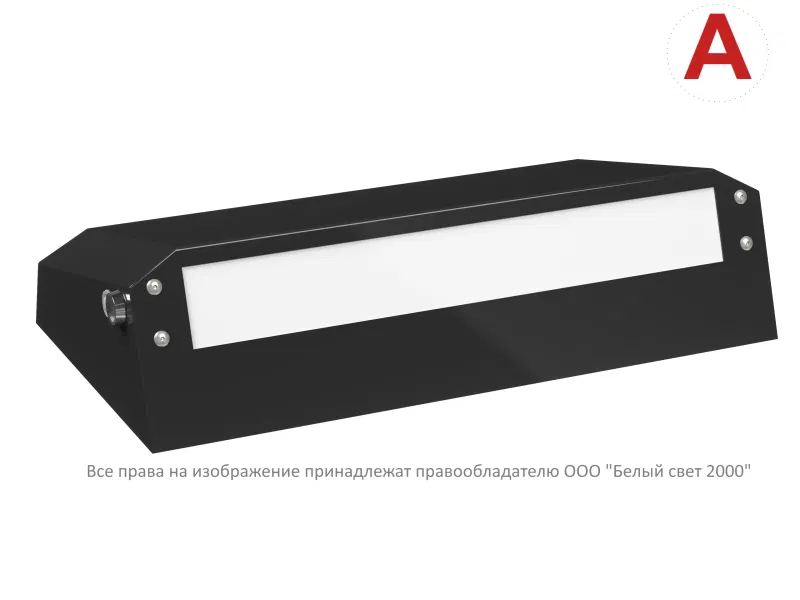 Светильник BS-CUSTOS-53-L1-INEXI2 4000К Black аварийный черн. Белый свет a32349