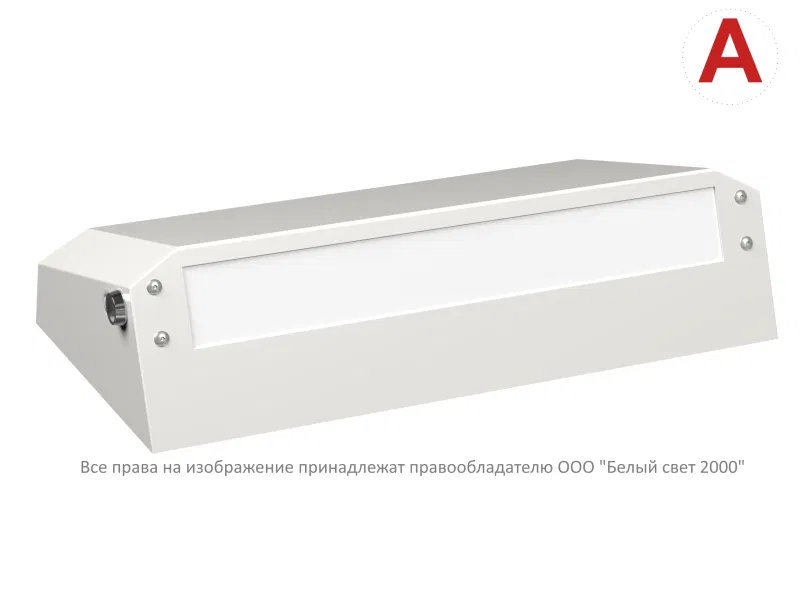 Светильник BS-CUSTOS-53-L1-INEXI3-AUTOTEST 4000К White аварийный бел. Белый свет a32371