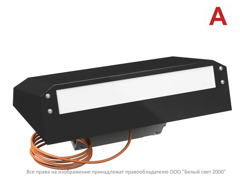 Светильник BS-CUSTOS-10-L1-ELON 4000К Black (-60) аварийный черн. Белый свет a32405