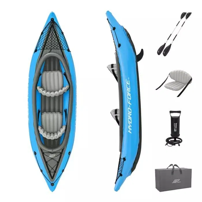 Байдарка надувная Cove Champion (65131) Х2 331х91см + 230см + насос Bestway 6941607358030