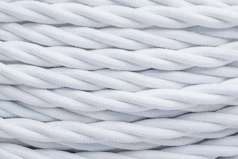 Retro wire 3x2.5 mat. white (pkg. 20m) Bironi B1-435-71-20
