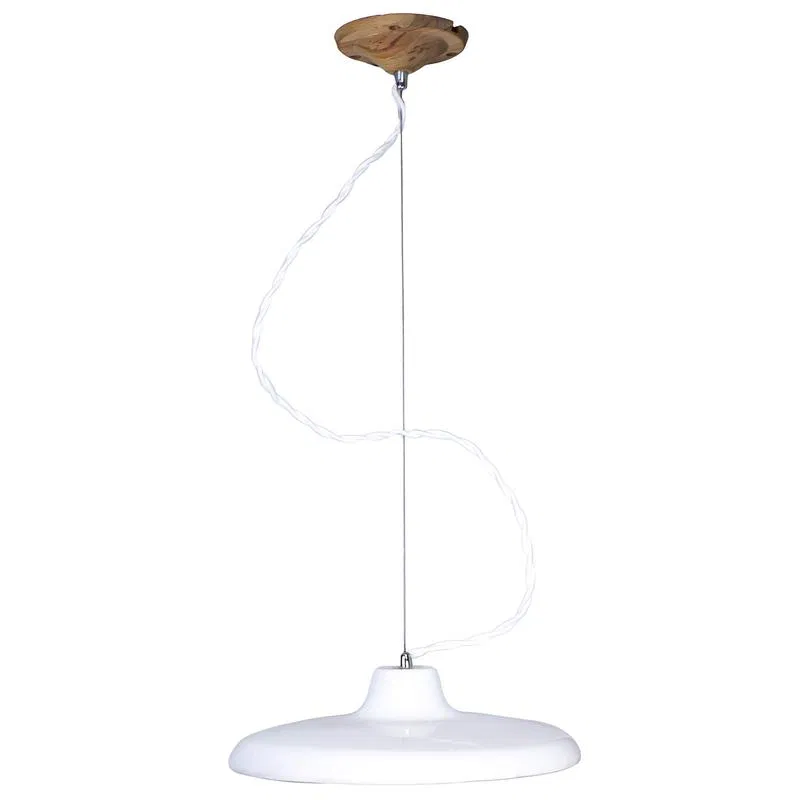 Solar ceiling luminaire ceramic white. Bironi BS5-11-01/71/10-1s