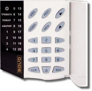 Control panel and keyboard with LED indicators C2000-KS Bolid 004229