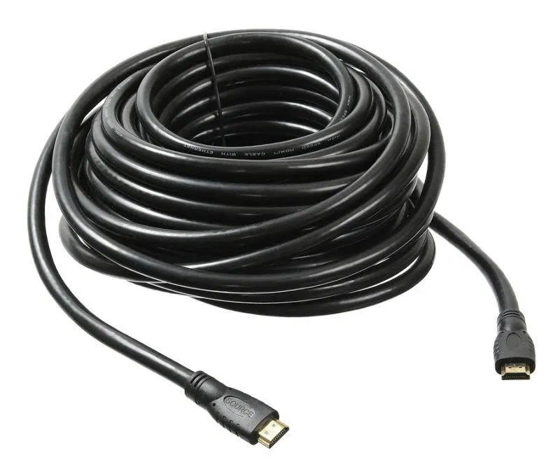 HDMI 2.0 音视频线 HDMI (m)/HDMI (m) 15m. 镀金触点 黑色 (BHP HDMI 2.0-15) BURO 1147080