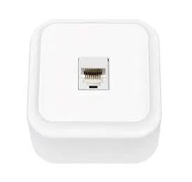 Розетка компьютерная 1-м ОП бел. Bylectrica РК18-004