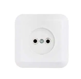 Розетка 1-м СП 16А IP20 без заземл. бел. Bylectrica РС16-204