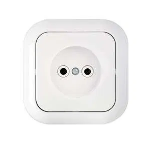Розетка 1-м СП 16А IP20 без заземл. бел. Bylectrica РС16-228
