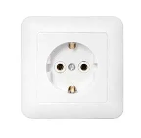 Розетка 1-м СП 16А IP20 с заземл. бел. Bylectrica РС16-300