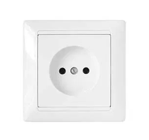 Розетка 1-м СП 16А IP20 с заземл. бел. Bylectrica РС16-305