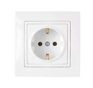 Розетка 1-м СП 16А IP20 с заземл. бел. Bylectrica РС16-339