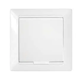 Розетка 1-м СП 16А IP20 с заземл. защ. шторки с крышкой бел. Bylectrica РС16-364