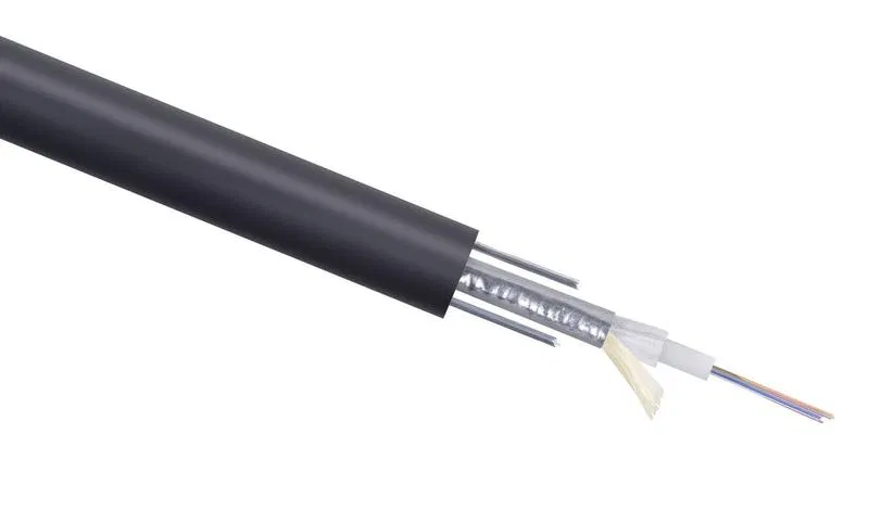 Кабель волоконно-оптический STW-9-01х16-ST-SW-PE-OUT 9/125 одномод. 16 волокон loose tube бронир. стальн. лентой и стальн. проволоками для внешн. прокладки -40 - +70град.C PE черн. (м) Cabeus 10122c