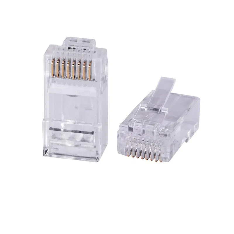 Коннектор RJ-45 быстрой установки под витую пару кат. 6 универс. (для однож. и многож. кабеля) для проводников с толщиной по изоляции до 1.05мм Cabeus 10795c