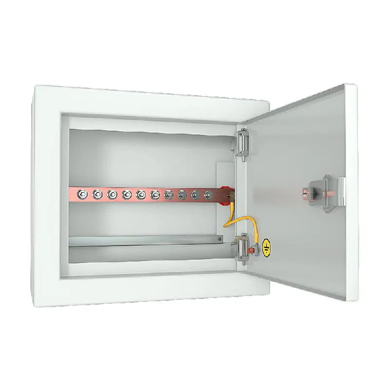 Ящик CGB-ЯГЗШ-10-4.40 ГЗШ 10 подключений 4х40мм 265х310х120мм 625А IP31 Ral 7035 сер. Cabeus 11691c
