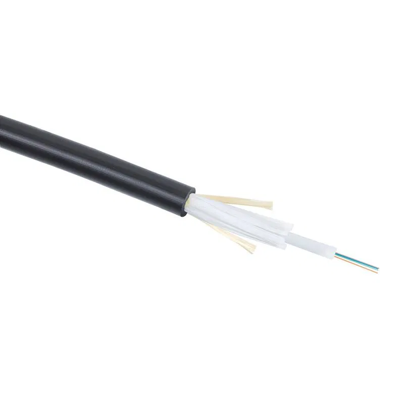 Кабель волоконно-оптический 50/125 (OM4) многомод. 8 волокон loose tube для внешн. прокладки -40-+70град.C PE черн. Cabeus 9229c