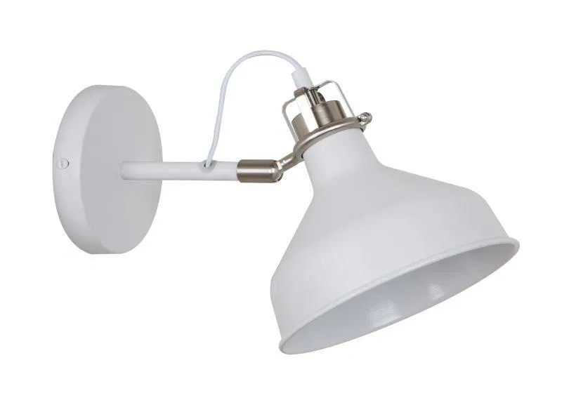 WML-425 С71 wall lamp Amsterdam 1xE27 40W 230V white+chrome Camelion 13022