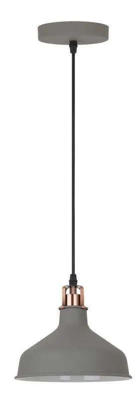 PL-425S С73 pendant lamp Amsterdam 1xE27 60W 230V grey+copper Camelion 13024