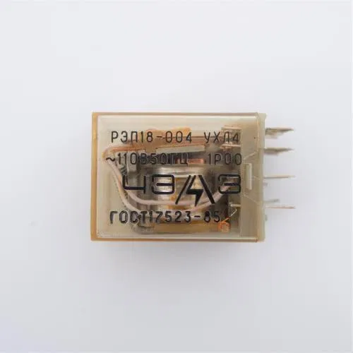 Реле промежуточное РЭП-18-004 220В AC с розеткой ЧЭАЗ A8119-77966303