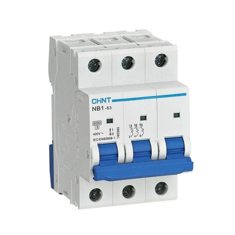 微型断路器 NB1-63 3P 4A 6kA 特性 C (DB) (R)