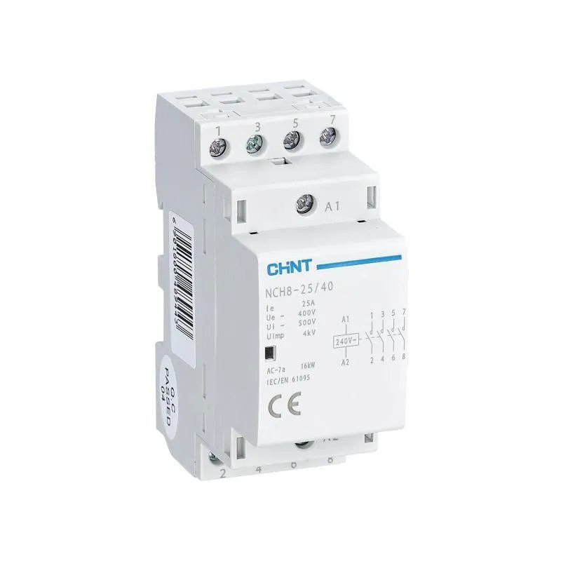 Контактор модульный NCH8-25/40 25А 4НО AC 220/230В 50Гц (R) CHINT 256089
