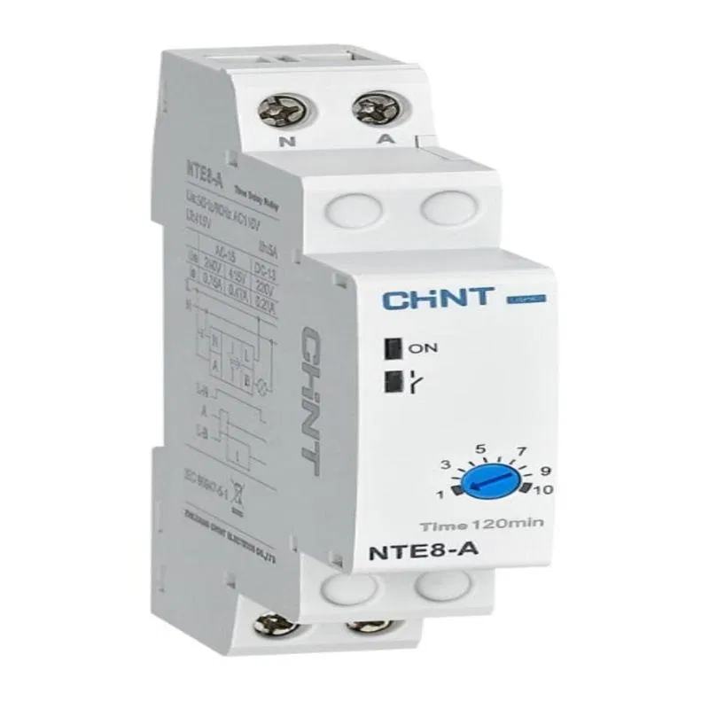 Реле времени NTE8-120A (задержка времени выключения) 12-120с 1НО AC380В (R) CHINT 258349