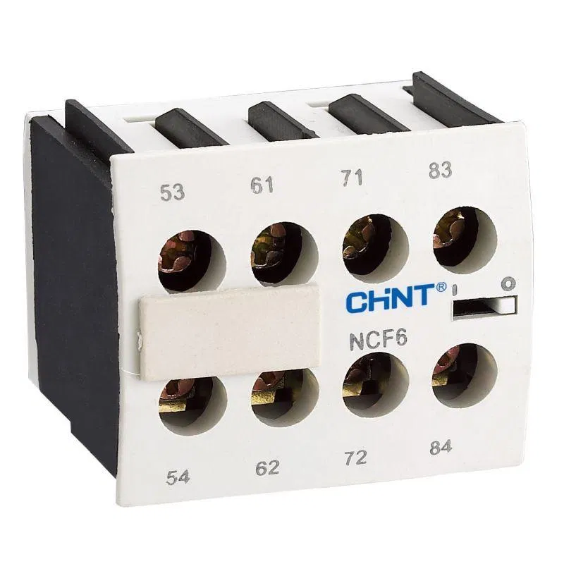 NCF6-22 辅助触点，适用于 CHINT NC6 (R) 接触器 261007