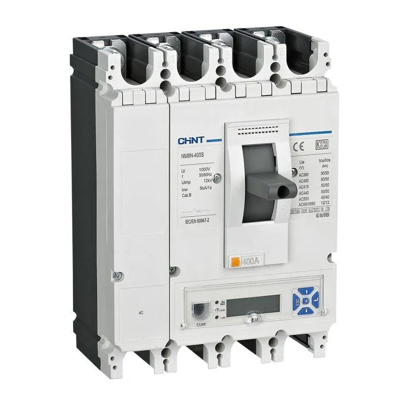 Выключатель автоматический 4п 400А 36кА NM8N-400C EM с электр. расцеп. LCD (R) CHINT 269451