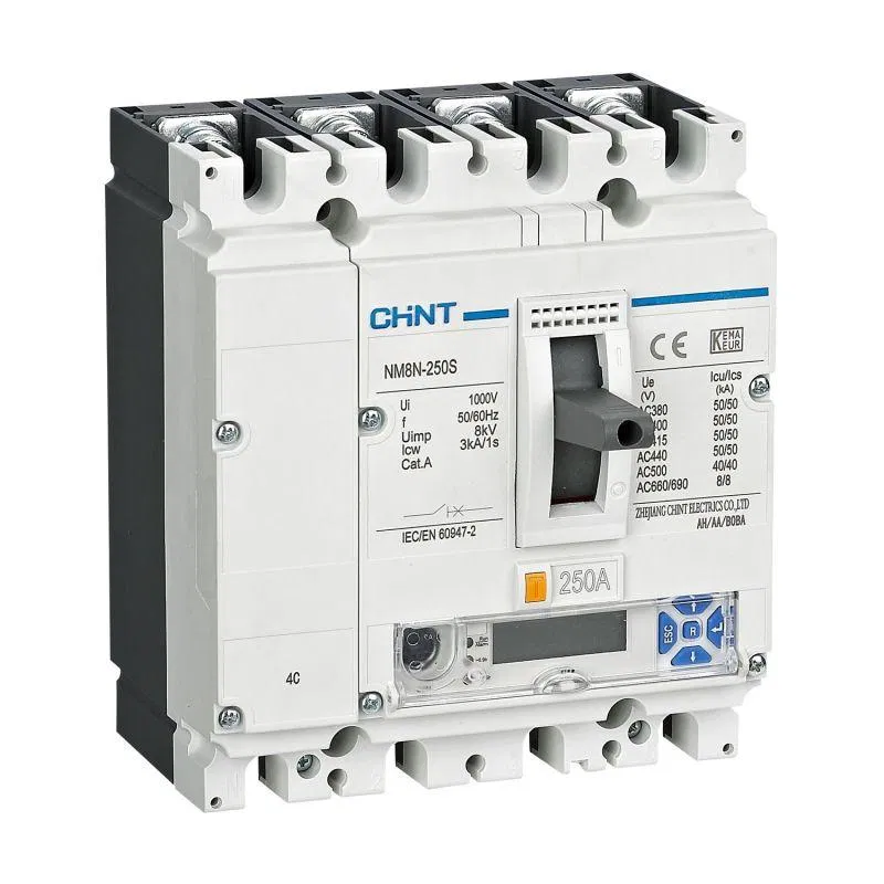 Выключатель автоматический 4п 32А 100кА NM8N-250H EM с электр. расцеп. LCD (R) CHINT 271406