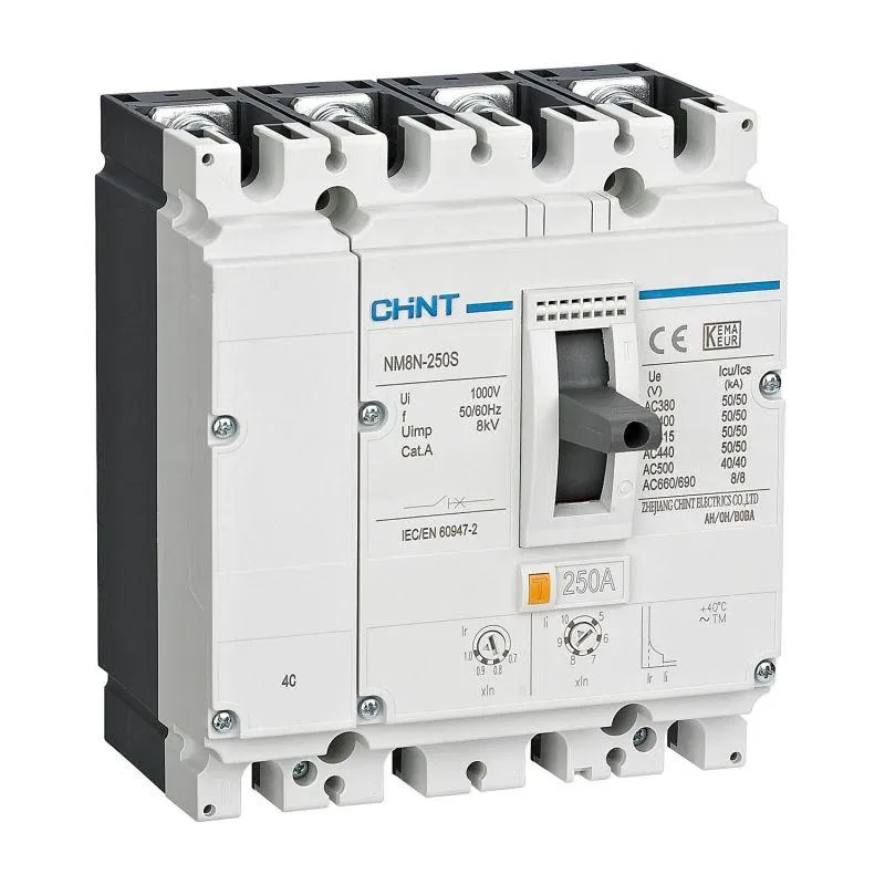 塑壳断路器 4P 125A 36kA NM8N-125C TM 带热磁脱扣器 (R) CHINT 271560